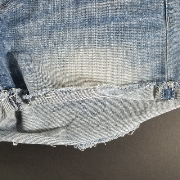 Short Express Jeans Boyfriend Blue Size 12 - Picture 6 of 8